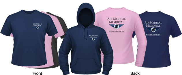 Air Medical Memorial Never Forget Shirts and Hoodies
