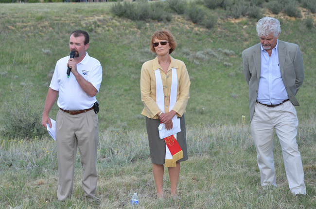 Dustin Duncan, Amelie Buchanan and Kevin Hutton