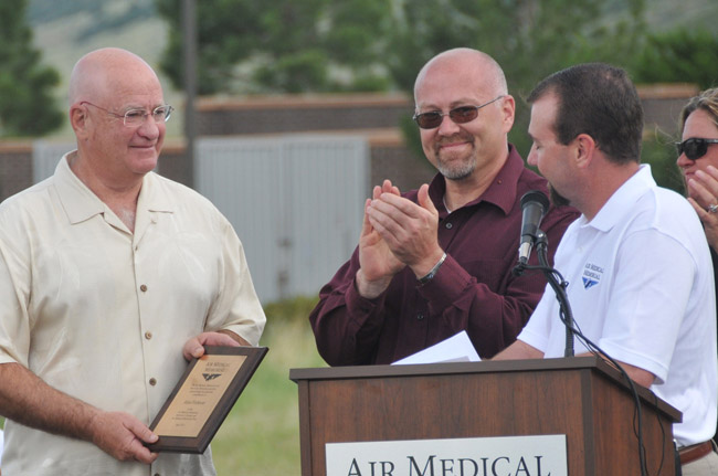 Alan Fishman receives donor plaque