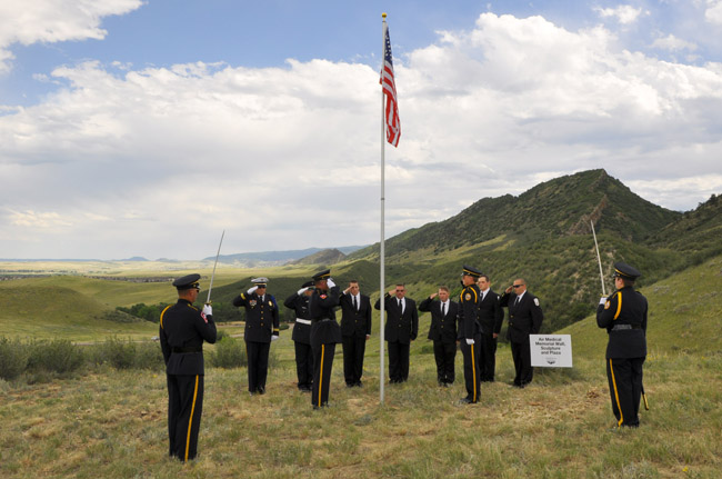 Honor Guard Flag Raising